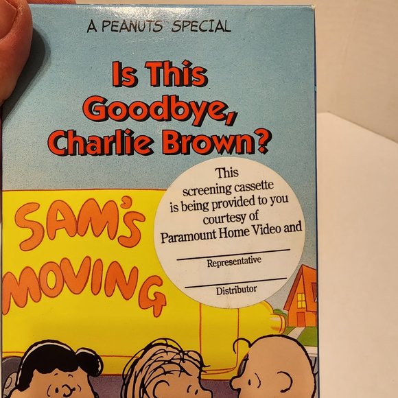 Is This Goodbye, Charlie Brown? RARE 1996 Screening VHS Cassette Tape - Picture 10 of 12